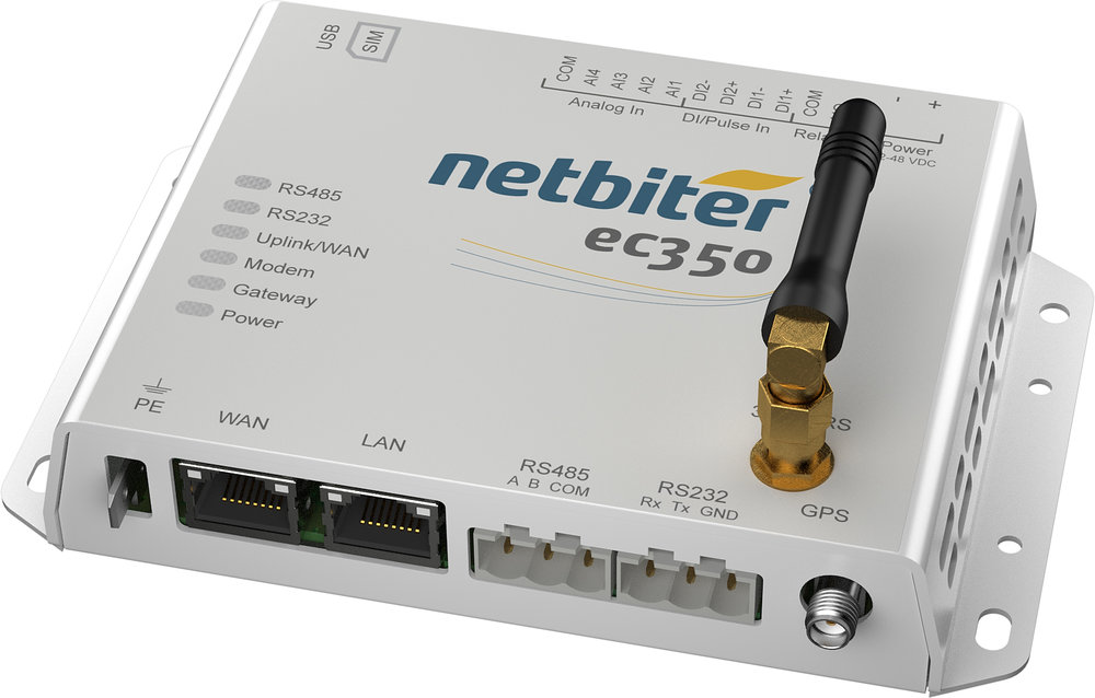 O novo gateway Netbiter simplifica a gestão remota de equipamentos industriais.